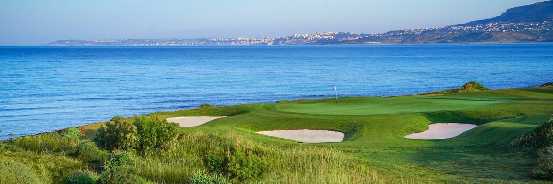 SCIACCA, ITALY - MAY 12:  A general view of the seventh hole prior to the third round of the The Rocco Forte Open at the Verdura Gol Resort on May 12, 2018 in Sciacca, Italy.  (Photo by Stuart Franklin/Getty Images)