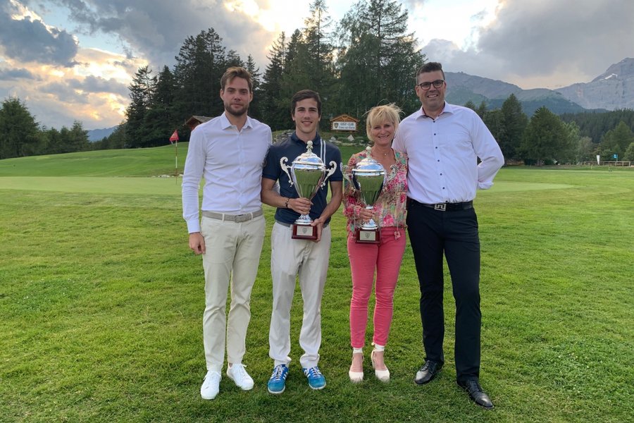 Les champions du Club en Série A - Florian Rey et Silvaine Emch Les champions du Club en Série A - Florian Rey et Silvaine Emch